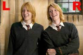 The two find themselves at odds with their mother quite frequently, partly because she doesn't think. Can You Tell Fred And George Weasley Apart