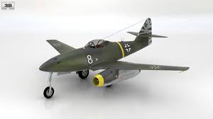 3d Model Of Messerschmitt Me 262 Messerschmitt Messerschmitt Me 262 3d Model