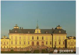 Firma starlife olympijského vítěze změlíka čelí. Plakat Drottningholms Slott Kralovsky Palac Mimo Stockholm Svedsko Pixers Zijeme Pro Zmenu