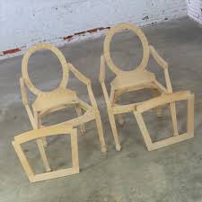 Furniture manufacturer | raw chair frames. Donghia Style Hollywood Regency Art Deco Modernist Arm Chair Frames Unfinished Warehouse 414