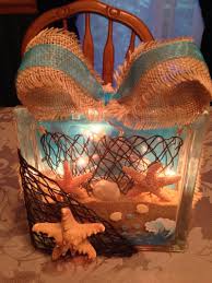 Glass block scarecrow fall decoration. Glass Block Ideas 23 Craft Projects For Every Fan