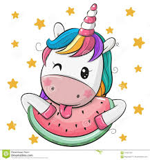 Cok Tatli Bir Inek Inekler Karpuz Sever Mi Unicorn Drawing Cartoon Unicorn Cute Cartoon