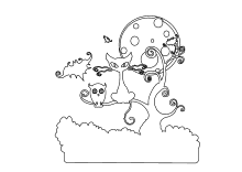 Ausmalbilder Halloween Kurbis Gespenster Hexen Vampire Monster Zombie Gruseln