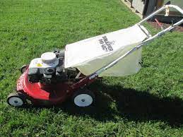 Vintage Snapper 21 Commercial Self Propelled Walk Behind Bagger Best Lawn Mower Metal Deck Snapper
