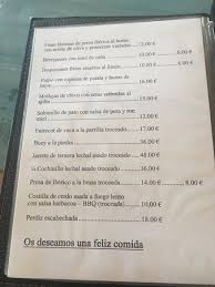 View the menu, check prices, find on the map, see photos and ratings. Carta Picture Of Restaurante Casa Paco De Coin Tripadvisor