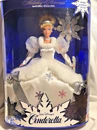 Mattel 1996 Holiday Princess Disney Cinderella 16090 Special Edition 1st Series Disney Cinderella Doll Cinderella