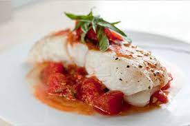 Baked Halibut With Tomato Caper Sauce Recipe Recipe Nyt Cooking Recipes Fresh Tomato Sauce