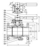 ANSI Class 150 Ball Valve, Pressure Rating, Dimensions ...