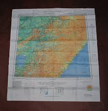 Harbin Nl 52 Spassk Dalniy Nl 53 Aaf Cloth Chart Eastern Asia Series Ams 5301 Evasion Map Scarf