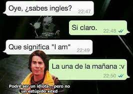 Jajaj Cuando No Sabes Ingles Y Dices Que Si Memes Divertidos Meme Gracioso Chistes Geniales