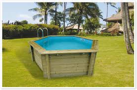 Piscine En Bois Hors Sol Azura 410 Piscines France Fr