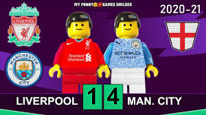 Liverpool put city under pressure in possession right away and it was not long before city's impatient fans were getting stuck into their team for their inability to get the ball out of their own half. Liverpool Vs Manchester City 1 4 2020 21 Man City All Goals Full Highlights Lego Football In 2021