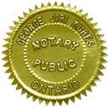An acknowledgment is a formal statement by a person that a document is his or complete notarial certificate the notarial certificate is the part of the document that the notary. Toronto Notary Seal Notarization Of Documents Commissioner Of Oaths George Kubes Toronto Immigration Divorce Lawyer