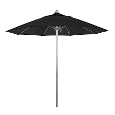California Umbrella 9 Venture Series Pactifica Patio Umbrella With Silver Anodized Aluminum Pole Fi Market Umbrella Patio Umbrellas Aluminum Pole