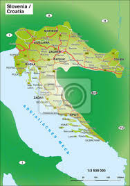 A je koji postotak od b koliko odstotkih večja ali manjša je druga številka? Slovenien Kroatien 1 3 5 Mio Wandposter Poster Ljubljana Zwischenstaatlichen Europa Myloview De