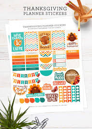 Check out this guide to create custom stickers, colorful decals and even custom vinyl decals for your car, home or business. Free Thanksgiving Stickers For The Cutest Planner Diy Candy