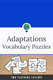 Plant And Animal Adaptations Vocabulary Puzzles In 2020 Adaptations Vocabulary Adaptations Activities