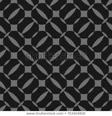 Black And Grey Geometric Seamless Pattern Simple Texture With Rounded Shapes Grid Lattice Simple Texture Seamless Patterns Pattern
