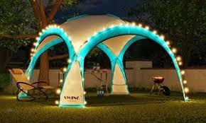 pavillon pour jardin inclut eclairage led module solaire de swing harmonie tuinpaviljoen zijwand tuin