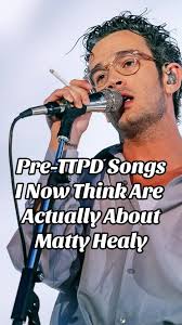 In hindsight, these songs are DEFINITELY about Matty Healy, right?!  #mattyhealy #the1975 #taylorswift #swifties #erastourtaylorswift #ttpd  #thetorturedpoetsdepartment #1989 #midnights #folklore #lover ...