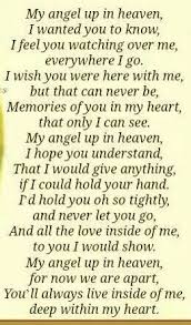 Happy Birthday Daughter In Heaven Poems My Angel Up In Heaven Omer I Miss You Heaven Quotes Grief Quotes Words