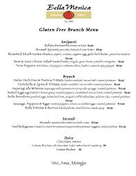 Bella Monica S Gluten Free Brunch Menu Bellamonica Glutenfree Brunch Raleigh Gluten Free Brunch Brunch Menu Brunch