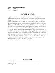 Berikut dibawah ini terdapat beberapa contoh kritik seni, terdiri atas: Contoh Kritik Musik Seni Budaya Sekali