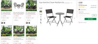 Same day delivery 7 days a week £3.95, or fast store collection. White Stores Garden Furniture Vs Argos Garden Furniture