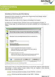 Zum hauptinhalt springen (enter drücken). Installationsanleitung Gls Ebank Pdf Free Download