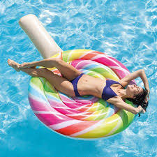 Intex Inflatable Lollipop Pool Float 82 X 53 Walmart Com Cute Pool Floats Pool Floats Pool Floaties