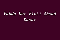 Yusmadi is a prolific writer and his views on law and politics are sought after by both printed and electronic media in malaysia. Fahda Nur Binti Ahmad Kamar Peguam In Petaling Jaya