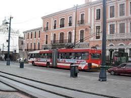 Trole En Quito Estacion Santo Domingo Quito Ecuador Ecuador Quito