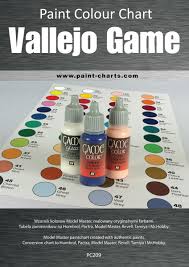 paint colour chart vallejo game color 20mm