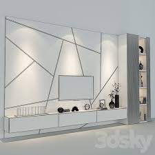 3d Models Tv Wall Tv Wall Set 140 Contemporary Living Room Design Living Room Design Small Spaces Luxury Living Room Design