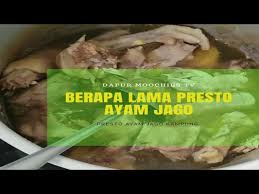 Durasi waktunya tergantung pada bagian ayam yang digunakan. Berapa Lama Presto Ayam Jago Besar Youtube