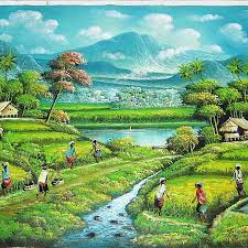 5 cara mudah mewarnai pemandangan alam kumpulan gambar sketsa from i0.wp.com … Lukisan Pemandangan Terasering Ubud Bali Kualitas Premium Shopee Indonesia