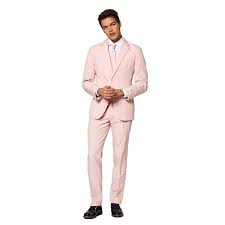 Shop for slim fit and fittted mens suits for skinny men. Men S Opposuits Slim Fit Lush Blush Solid Suit Tie Set