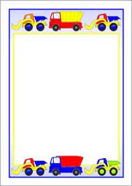 Dump Trucks And Diggers A4 Page Borders Sb8156 Sparklebox Page Borders Clip Art Borders Borders