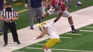 When the pittsburgh steelers selected najee harris with the 24th pick, they weren't just getting a running back. Radio Call Najee Harris Completely Jumps Over A Notre Dame Defender Youtube
