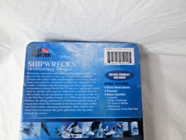 Shipwrecks: Graveyards of the Deep (DVD, 2008, 5-Disc Set, Collectors Tin)  NEW