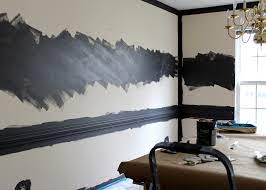 Installing a chair rail is a project that you can do yourself with a few simple tools. Modern Dark Grey Dining Room Makeover Tag Tibby Design