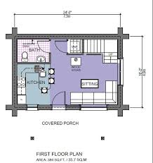 This log cabin features a 6' full front porch that runs the entire length of the cabin with full interior space. Romeo 500 Sq Ft Log Cabin Kit Log Home Kits Mountain Ridge