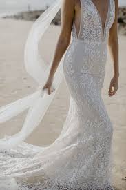 Riley Luxe Pebble Made With Love Bridal She Comes In The Most Gorgeous Luxiours Luxe Wedding Dress Indie Wedding Gown Romantic Wedding Dress Lace Sleeve