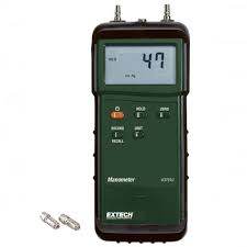 Extech/Flir 407910-NIST Heavy Duty Manometer with NIST ...