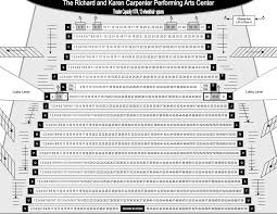 Carpenter Performing Arts Center Seating Chart Theatre In La