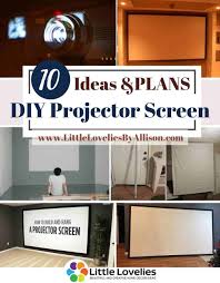 Use the wooden pieces for the same. 10 Diy Projector Screen Plans You Can Diy Easily