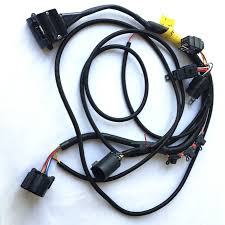Replacement multi plug 7 way and 4 pole trailer connector 4 way. High Quality Trailer Wire Harness With 7 Pole Trailer Plug Fuse Holder For Trailer Wiring Harness Assembly For Challonger China Trailer Wire Harness Custom Wire Harness Made In China Com