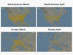 Then they go northward through the sea of japan through the okhotsk to enter the north. Air Traffic And Travel Falls Worldwide To To Coronavirus Graphs Maps