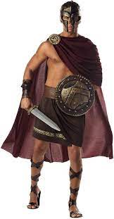 California Costumes Spartaner Krieger Kostum Herren Gr M Amazon De Bekleidung