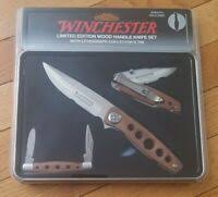 We also provide empty gift tins at wholesale price to uk. Winchester Limited Edition 2009 Wood Handle Knife 3piece Set In Collector S Tin Ebay
